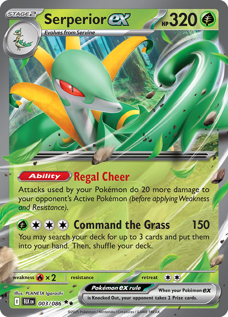 Vileplume - Card #003 from Pokemon TCG Black Bolt set