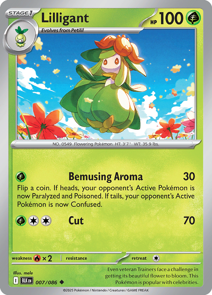 Charmeleon - Card #007 from Pokemon TCG Black Bolt set