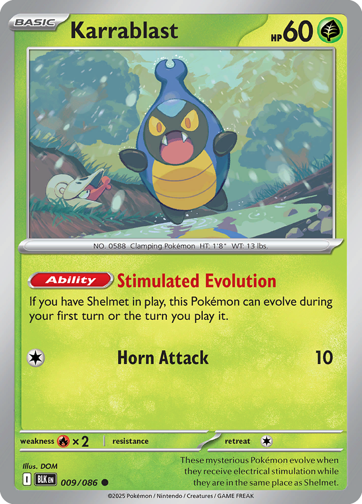 Growlithe - Card #009 from Pokemon TCG Black Bolt set