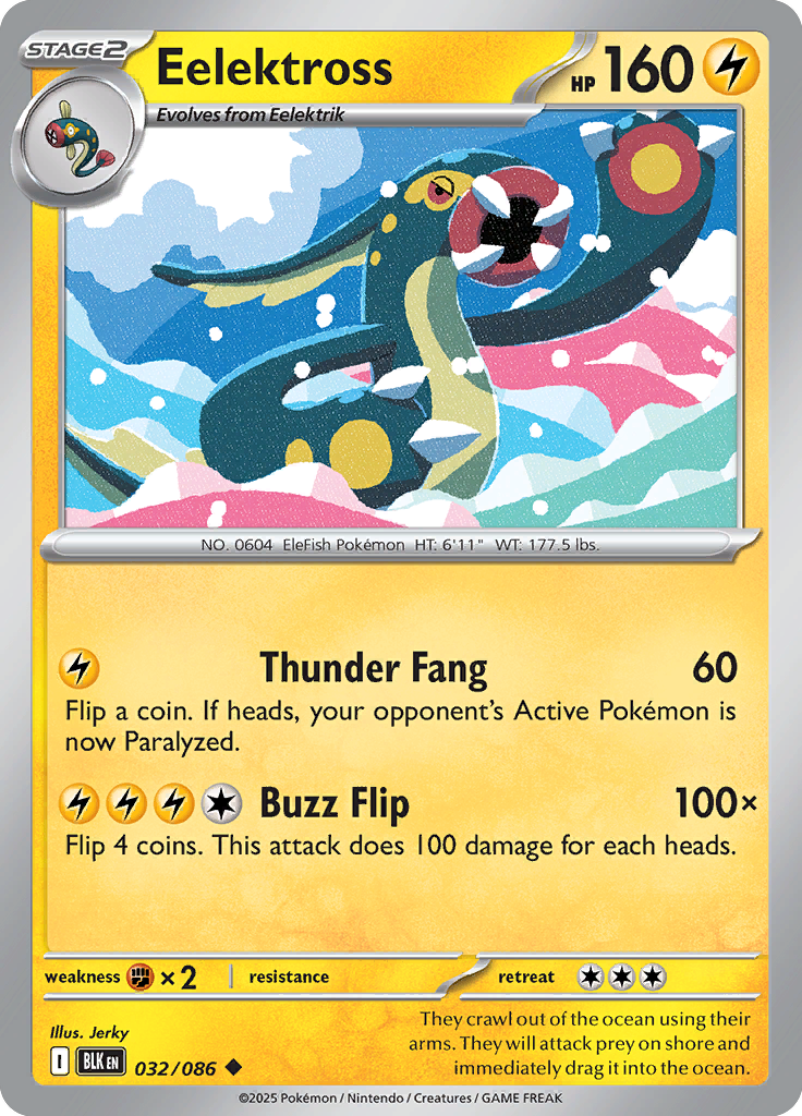 Slowpoke - Card #032 from Pokemon TCG Black Bolt set