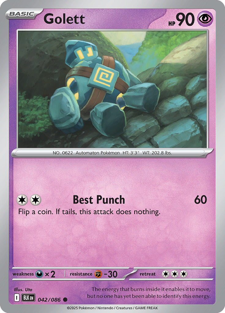 Honchkrow - Card #042 from Pokemon TCG Black Bolt set