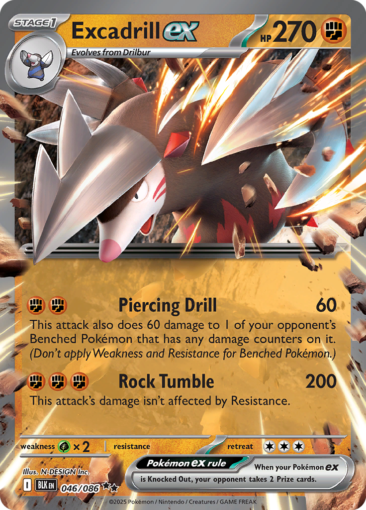 Mightyena - Card #046 from Pokemon TCG Black Bolt set