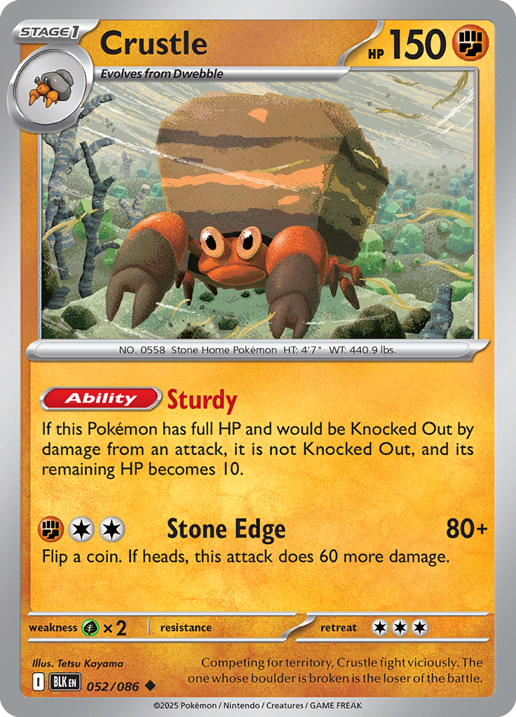 Steelix ex - Card #052 from Pokemon TCG Black Bolt set