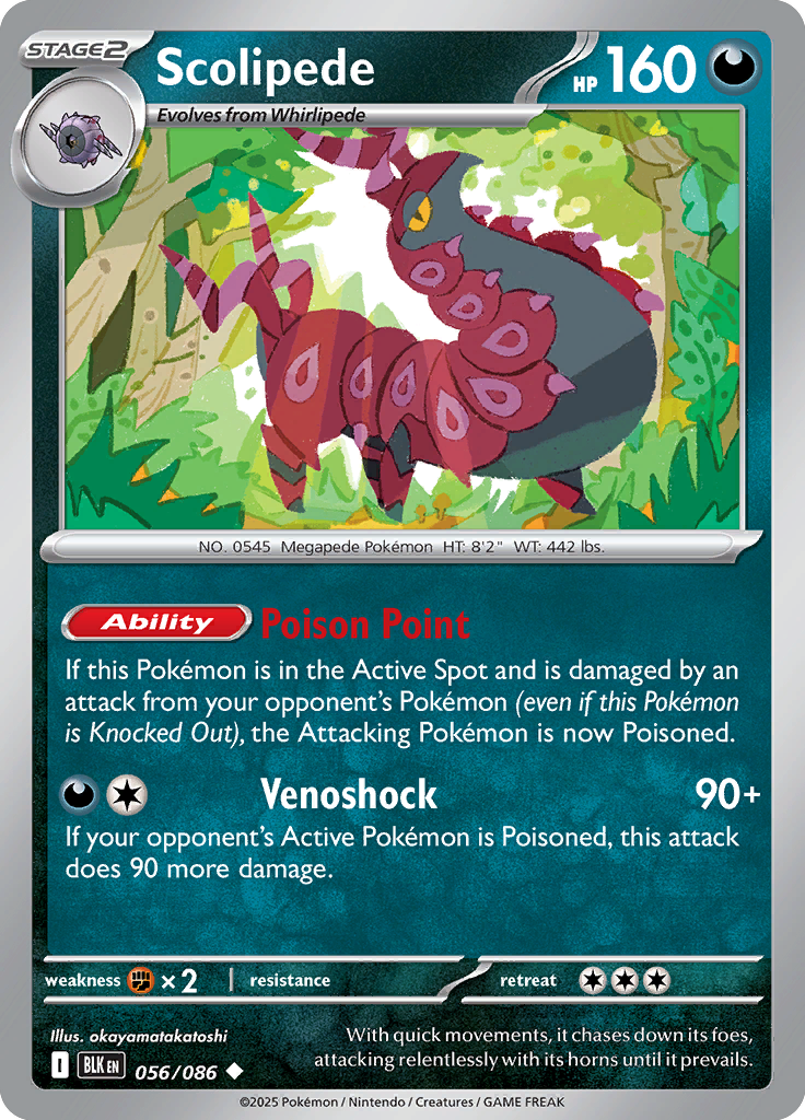 Rattata - Card #056 from Pokemon TCG Black Bolt set