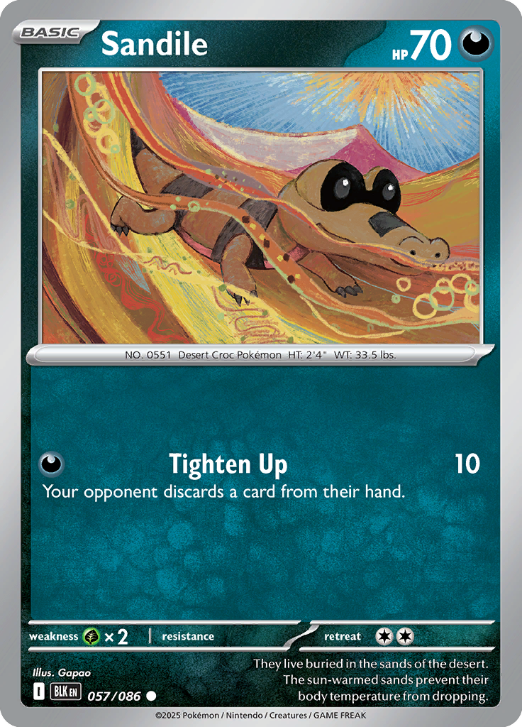Raticate - Card #057 from Pokemon TCG Black Bolt set