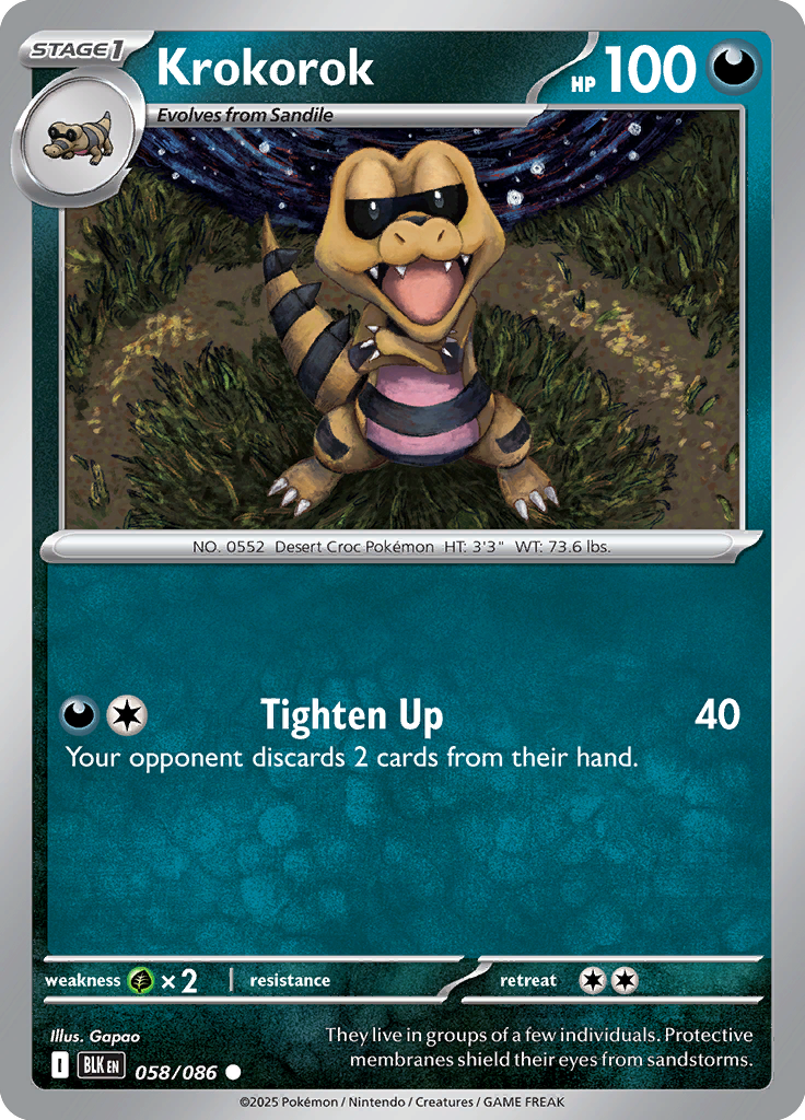 Meowth - Card #058 from Pokemon TCG Black Bolt set