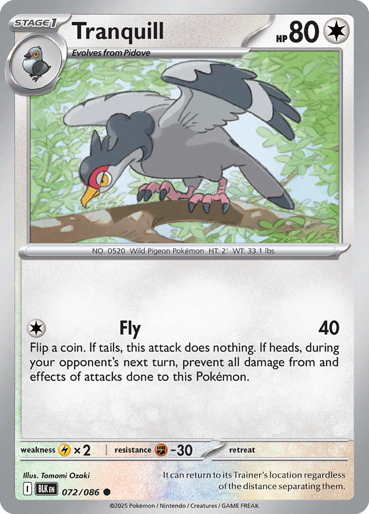 Full Heal - Card #072 from Pokemon TCG Black Bolt set
