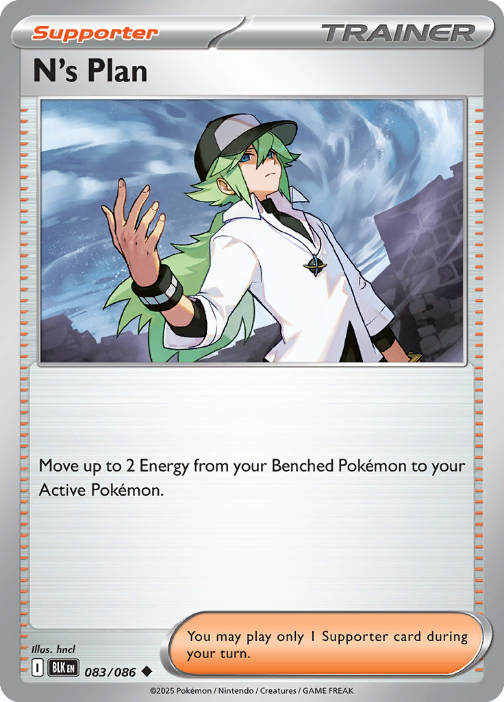 N's Plot - Card #083 from Pokemon TCG Black Bolt set