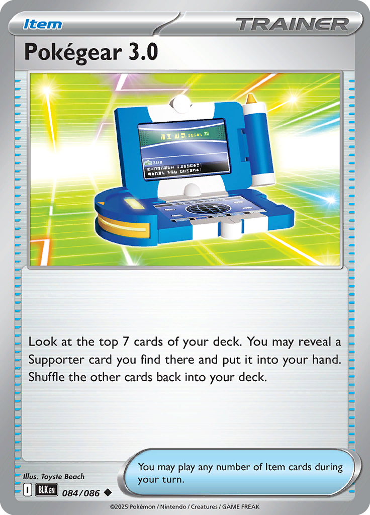 Pokégear 3.0 - Card #084 from Pokemon TCG Black Bolt set