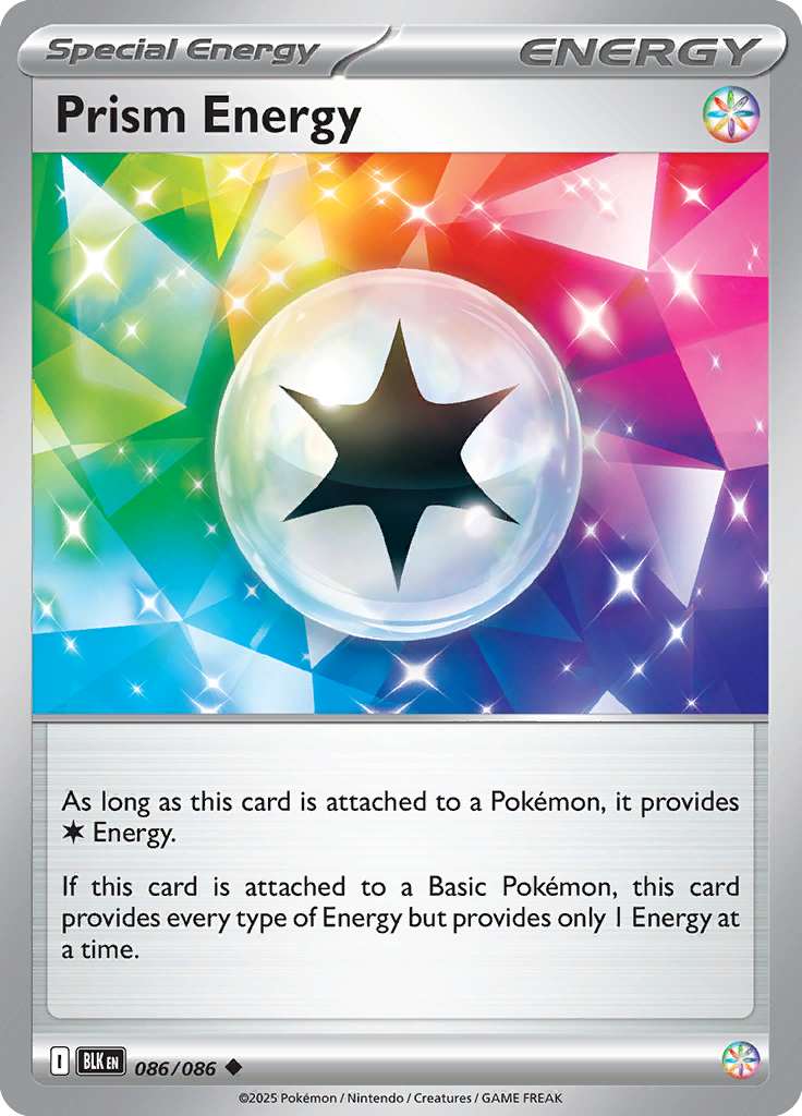 Prism Energy - Card #086 from Pokemon TCG Black Bolt set