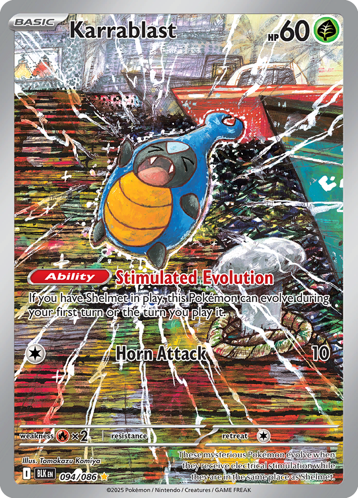 Karrablast - Card #094 from Pokemon TCG Black Bolt set