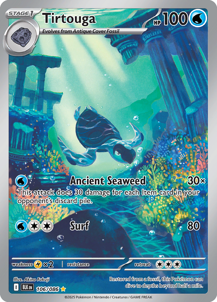 Tympole - Card #106 from Pokemon TCG Black Bolt set