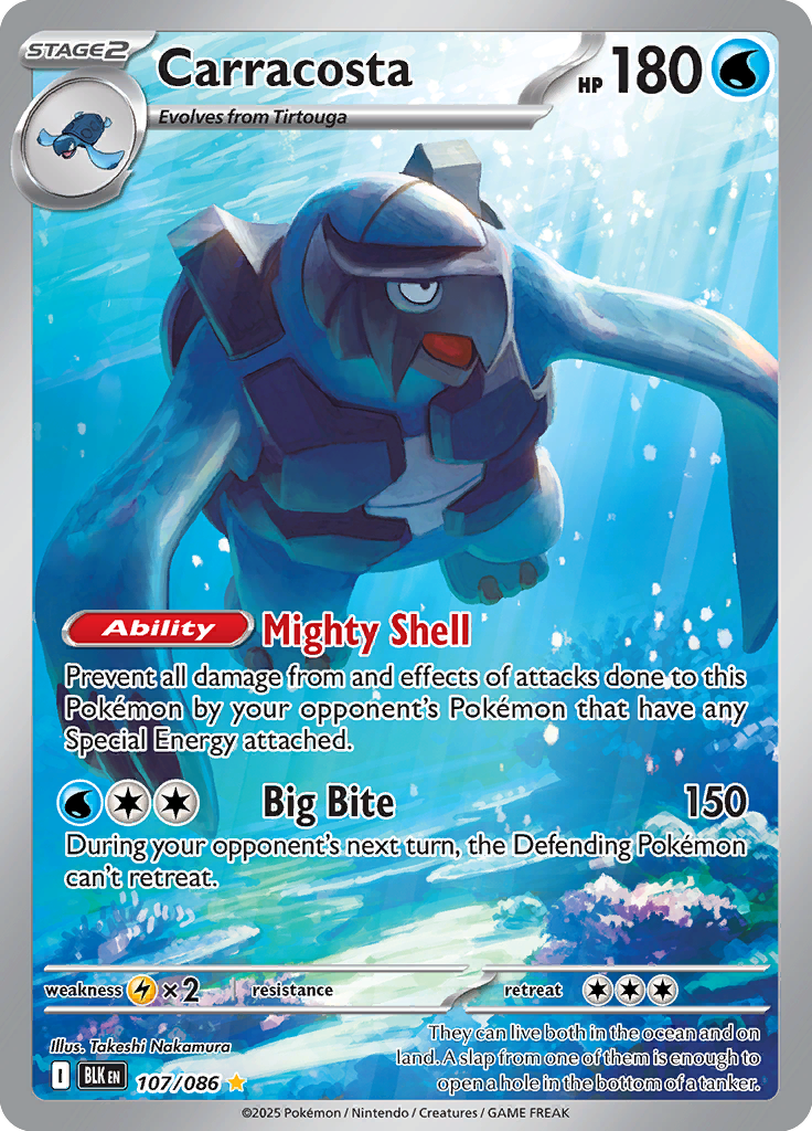 Palpitoad - Card #107 from Pokemon TCG Black Bolt set