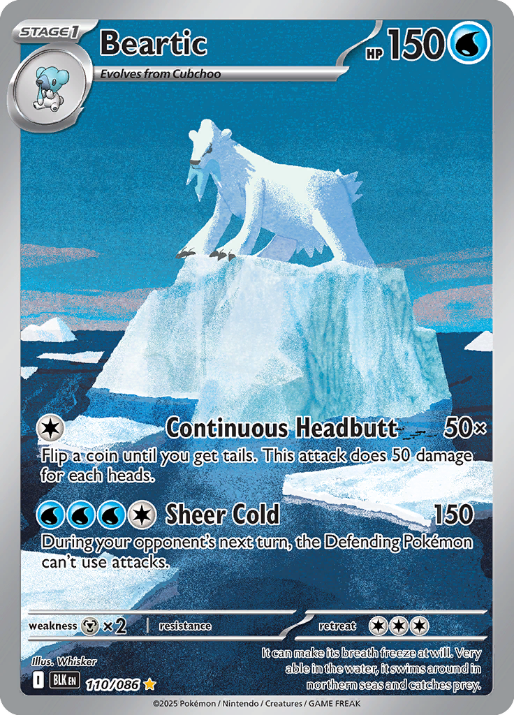 Carracosta - Card #110 from Pokemon TCG Black Bolt set