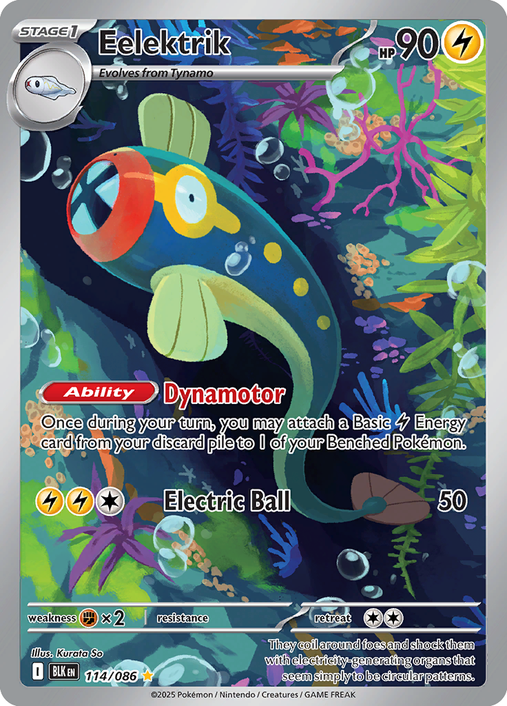Cryogonal - Card #114 from Pokemon TCG Black Bolt set