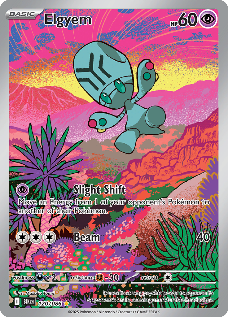 Musharna - Card #120 from Pokemon TCG Black Bolt set