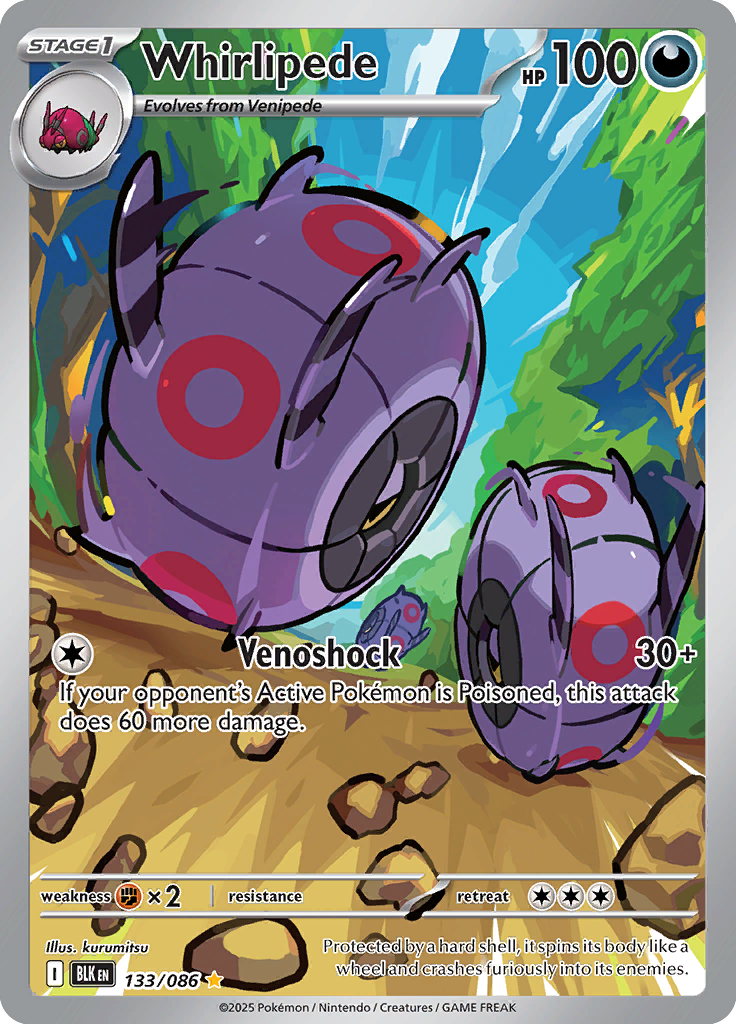 Crustle - Card #133 from Pokemon TCG Black Bolt set