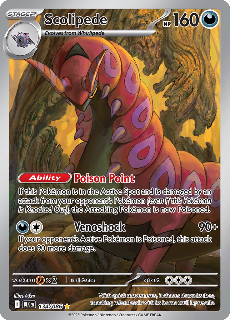 Landorus - Card #134 from Pokemon TCG Black Bolt set
