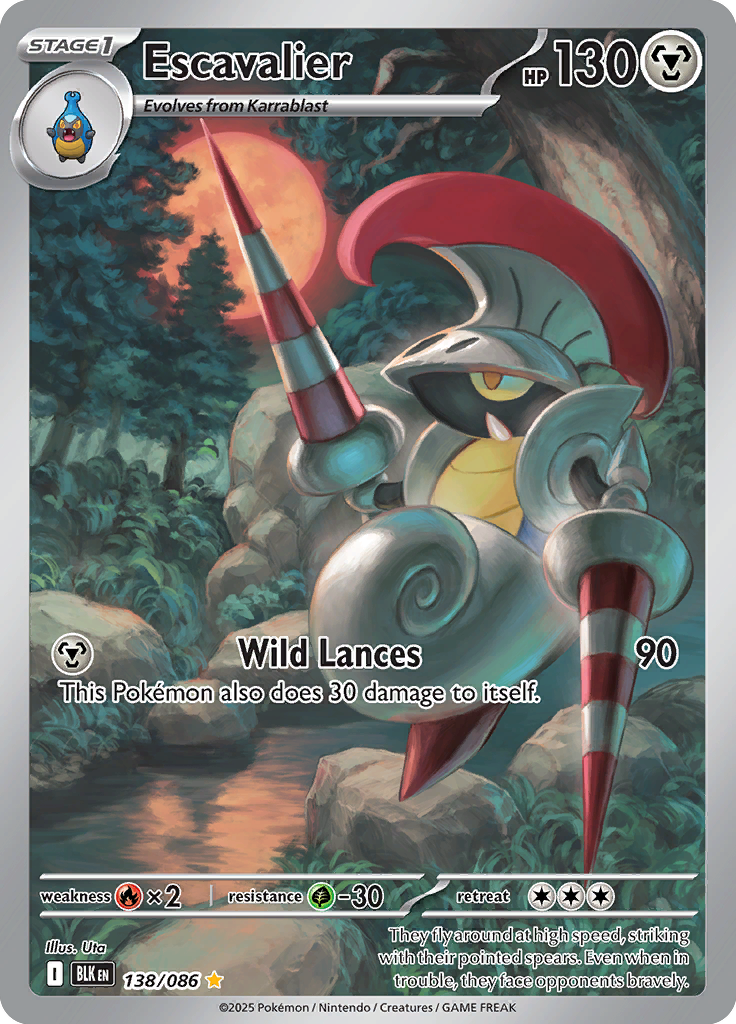 Sandile - Card #138 from Pokemon TCG Black Bolt set