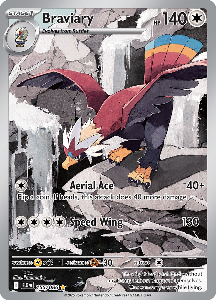 Cinccino - Card #155 from Pokemon TCG Black Bolt set