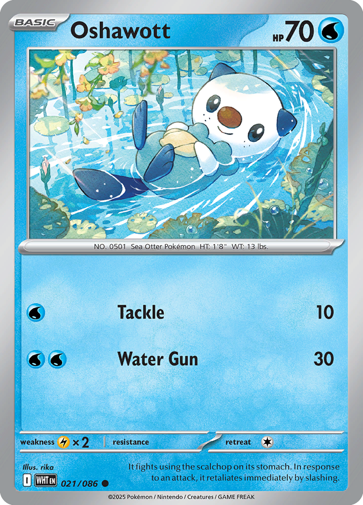 Basculin - Card #021 from Pokemon TCG White Flare set