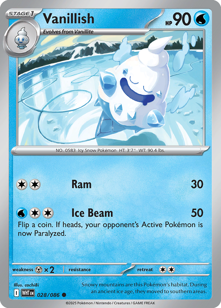 Blitzle - Card #028 from Pokemon TCG White Flare set