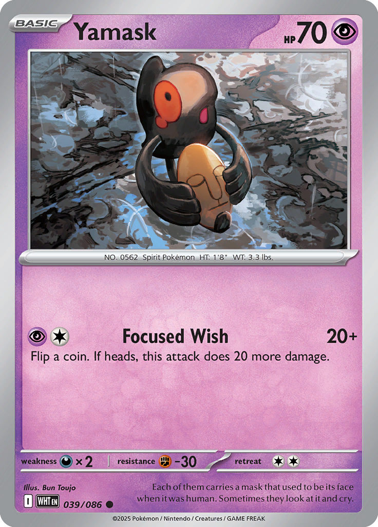 Gothorita - Card #039 from Pokemon TCG White Flare set