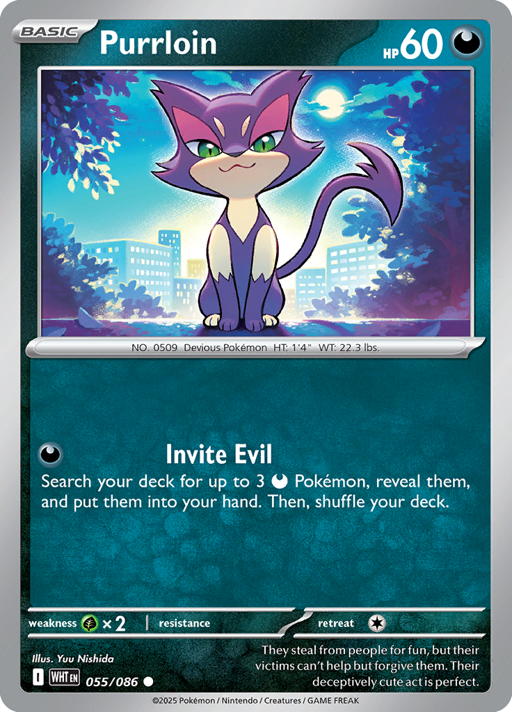 Scrafty - Card #055 from Pokemon TCG White Flare set