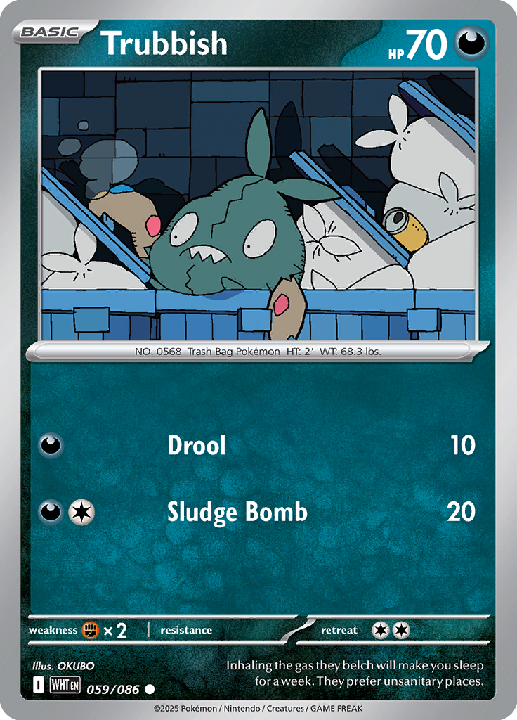 Zoroark - Card #059 from Pokemon TCG White Flare set