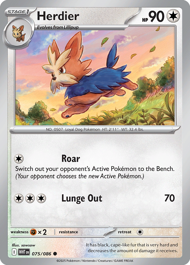 Bouffalant ex - Card #075 from Pokemon TCG White Flare set