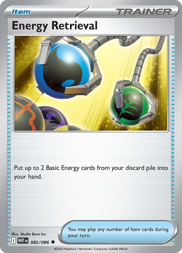 Energy Retrieval - Card #082 from Pokemon TCG White Flare set