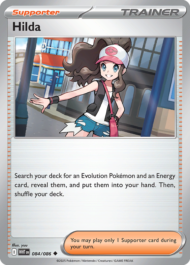 Hilda - Card #084 from Pokemon TCG White Flare set
