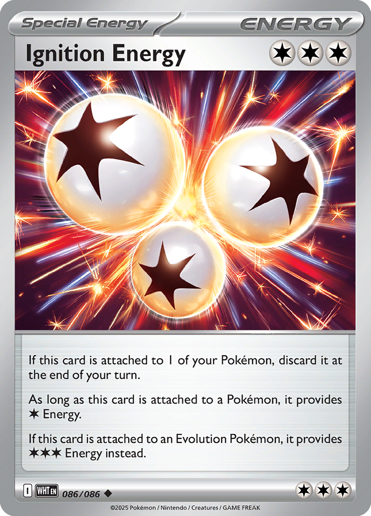 Ignition Energy - Card #086 from Pokemon TCG White Flare set