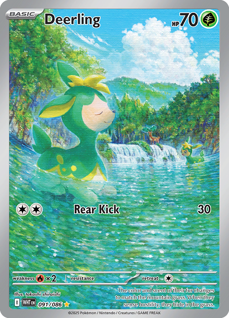 Deerling - Card #091 from Pokemon TCG White Flare set