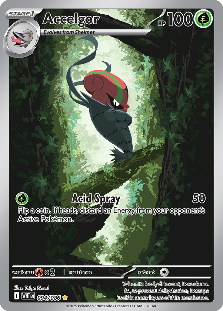 Accelgor - Card #094 from Pokemon TCG White Flare set