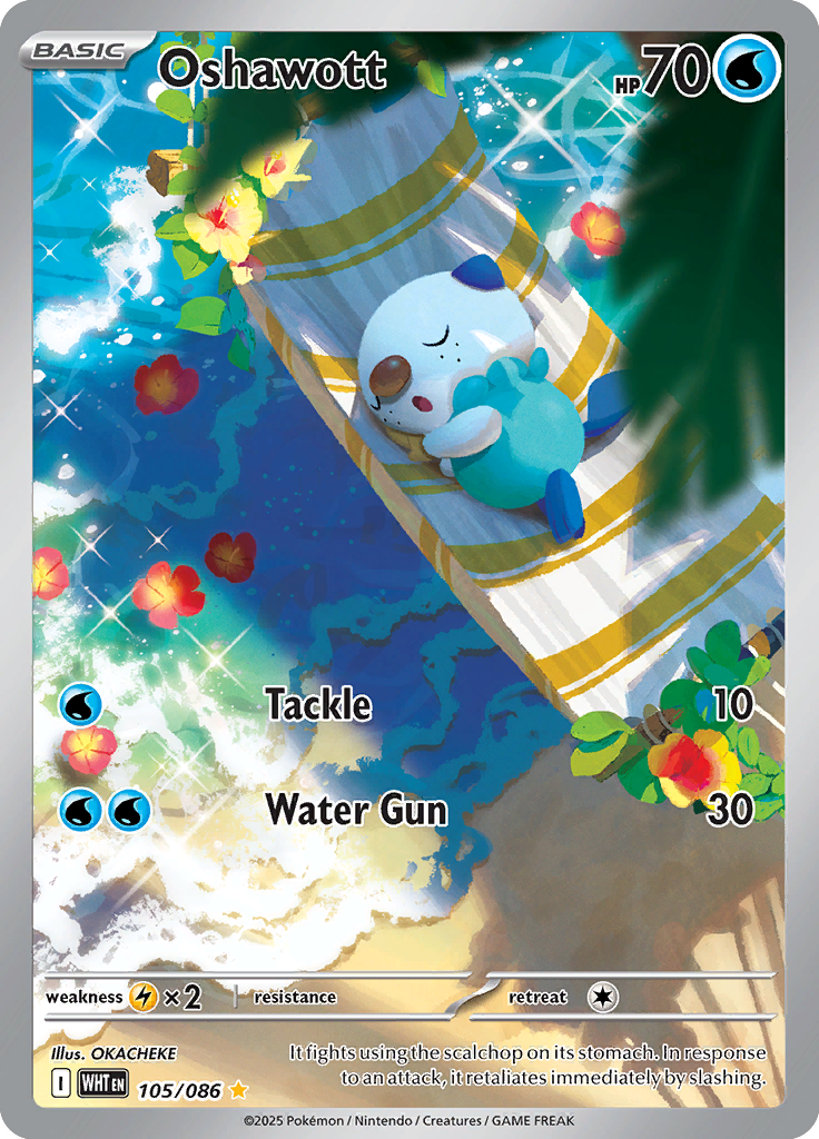Basculin - Card #105 from Pokemon TCG White Flare set