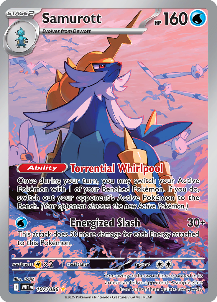 Swanna - Card #107 from Pokemon TCG White Flare set