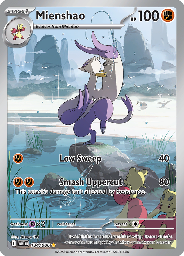 Liepard - Card #134 from Pokemon TCG White Flare set