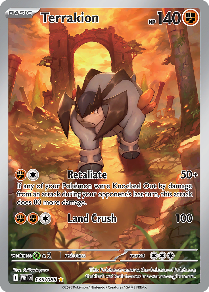 Scraggy - Card #135 from Pokemon TCG White Flare set