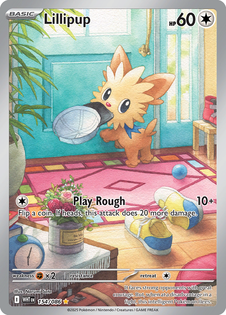 Stoutland - Card #154 from Pokemon TCG White Flare set