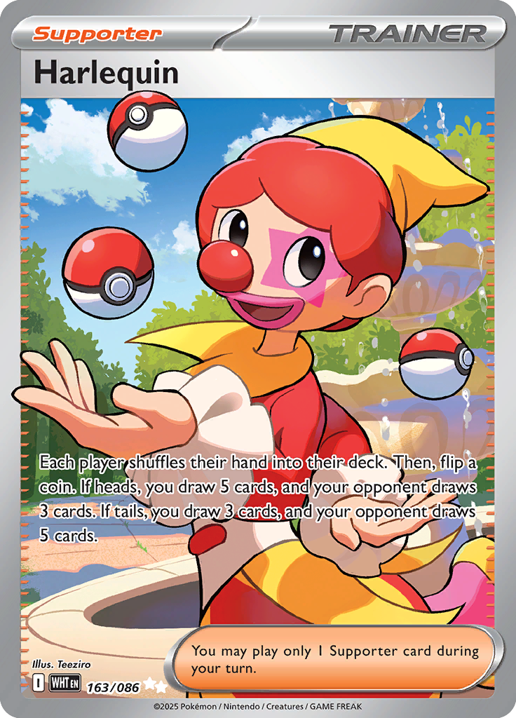 Harlequin - Card #163 from Pokemon TCG White Flare set