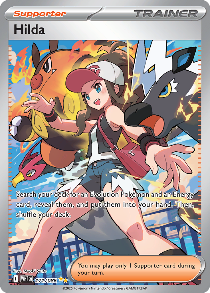 Hilda - Card #171 from Pokemon TCG White Flare set
