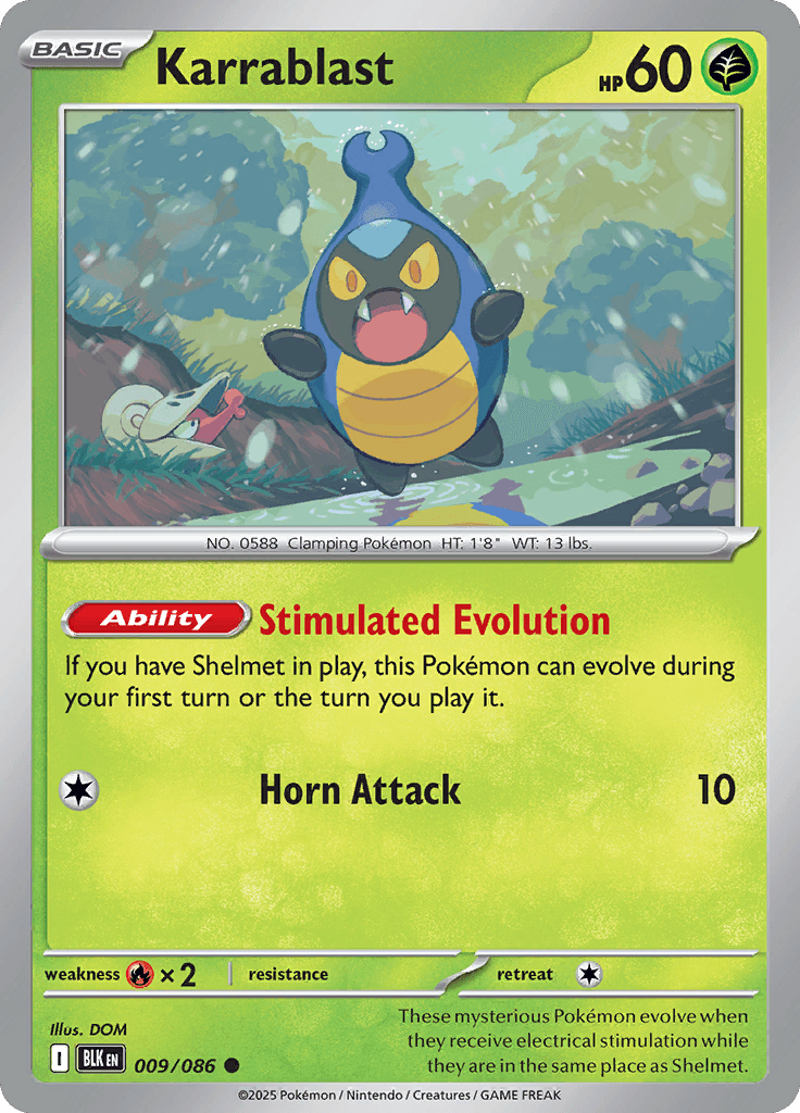 Black Bolt Pokemon card #009 - high resolution TCG trading card image