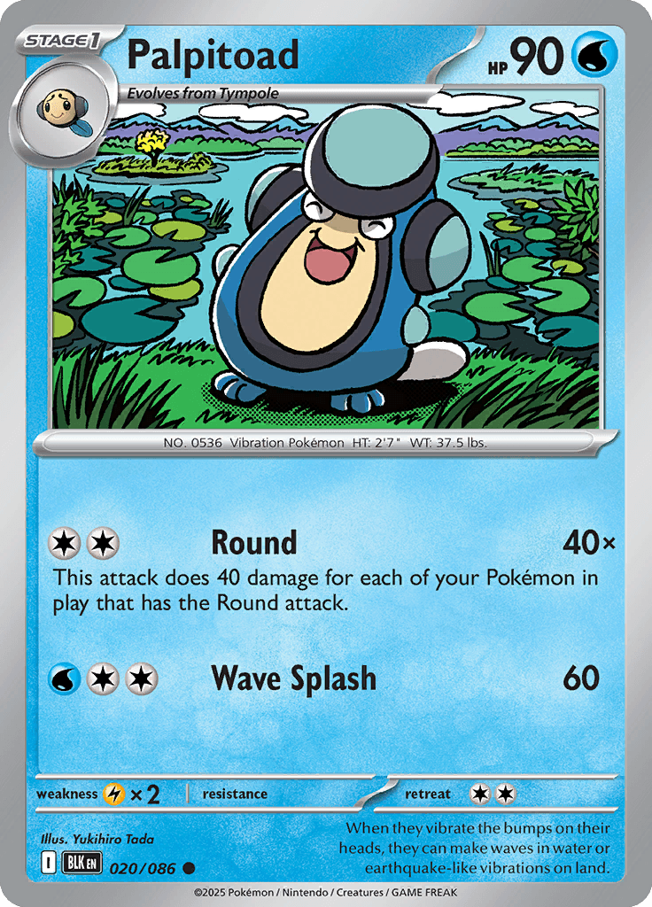 Black Bolt Pokemon card #020 - high resolution TCG trading card image
