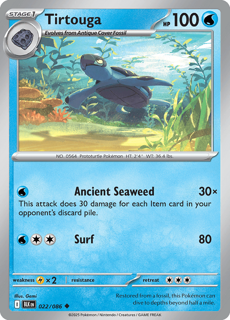 Black Bolt Pokemon card #022 - high resolution TCG trading card image