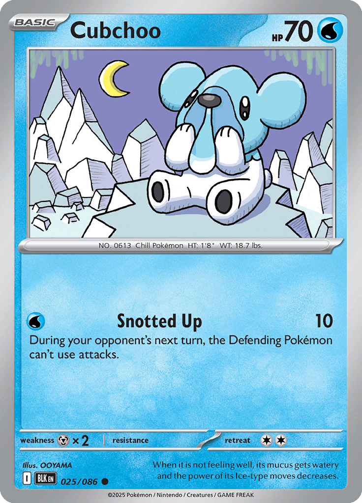 Black Bolt Pokemon card #025 - high resolution TCG trading card image