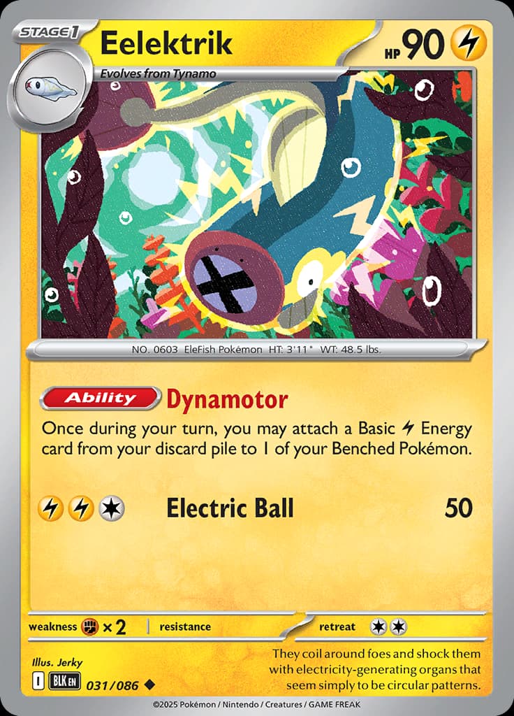 Black Bolt Pokemon card #031 - high resolution TCG trading card image
