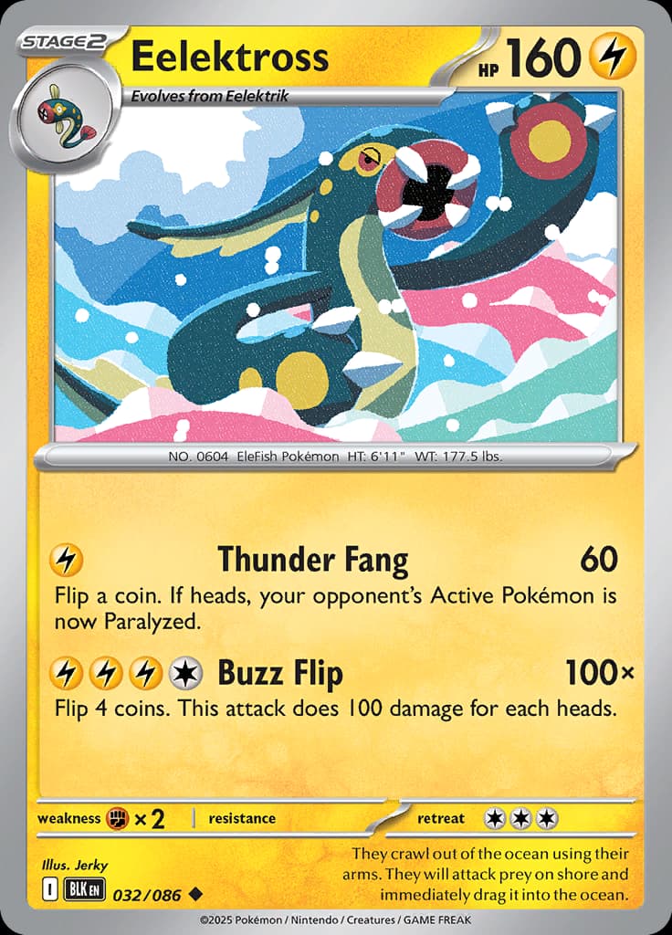 Black Bolt Pokemon card #032 - high resolution TCG trading card image