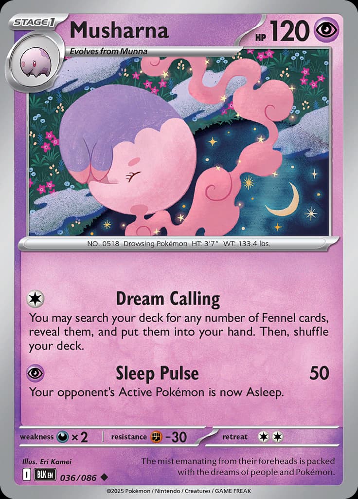 Black Bolt Pokemon card #036 - high resolution TCG trading card image