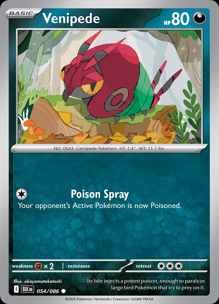 Black Bolt Pokemon card #054 - high resolution TCG trading card image